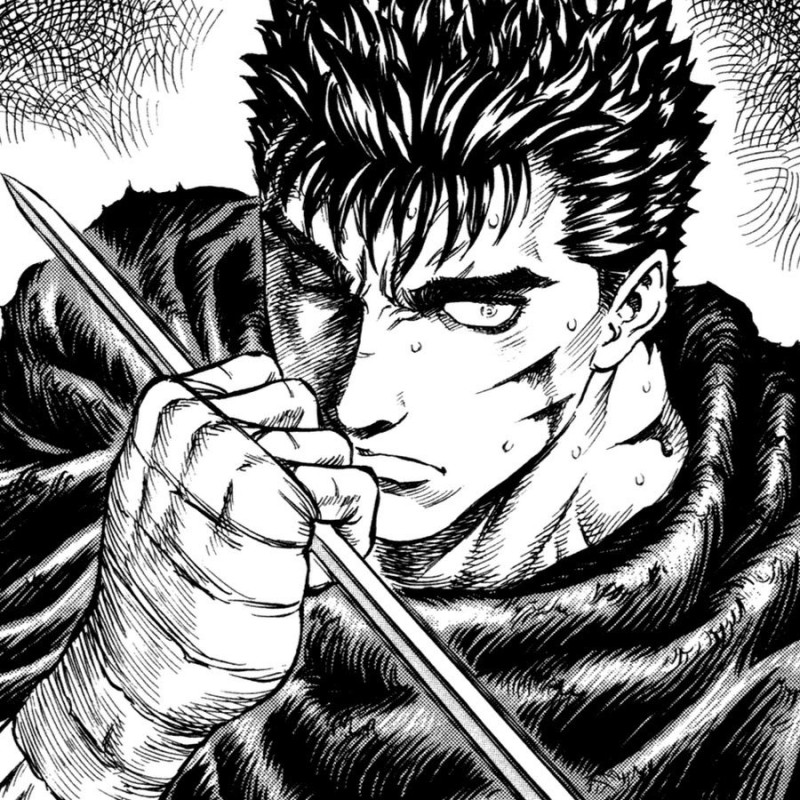 Create meme: gats berserk manga, gats 1997 manga, manga berserk