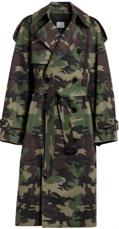 Create meme: trench camouflage, camouflage raincoat, camouflage coat