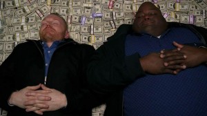 Create meme: the Negro on the money in all serious, Niger on the money, a Negro on a pile of money