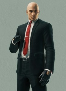 Create meme: suit, hitman, hitman absolution