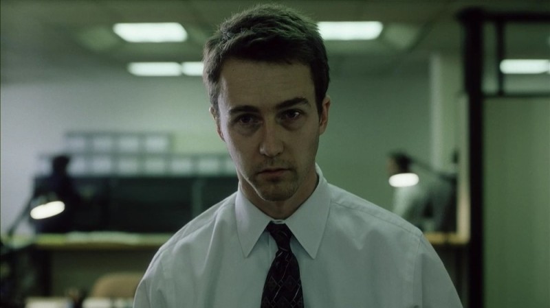 Create meme: fight club , clinic , Edward Norton sleepy