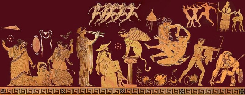 Create meme: The feast of Dionysus in ancient Greece, Greek gods, ancient greeks