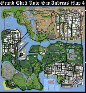 Создать мем: city map, grand theft auto 5, mapa