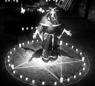 Create meme: Satanic rituals, The Satanic witch occultist, The Satanist rite