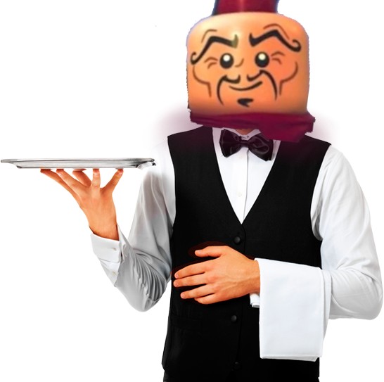 Create meme: waiter with tray, the waiters, waiter art