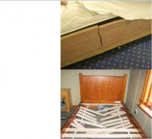Создать мем: кровать под кроватью, кровать с механизмом, поломался кровать