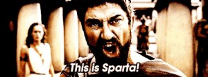 Создать мем: this is madness, это спарта, this is sparta gif