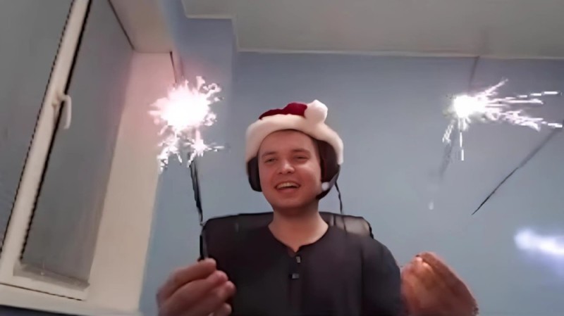 Create meme: papich with sparklers, Papic , New Year's Dad