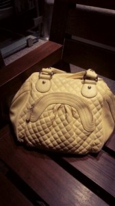 Create meme: pareidolia, purse, handbag