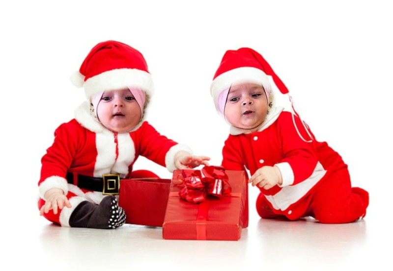 Create meme: Santa Claus costume for children, Christmas costumes for children, New Year's costume for the baby