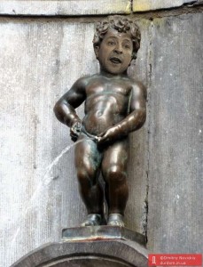 Create meme: the Manneken Pis fountain photo, the monument of Manneken Pis, Manneken Pis