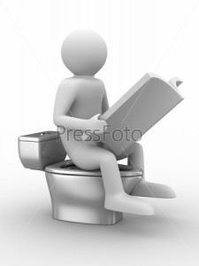 Create meme: the man sitting on the toilet