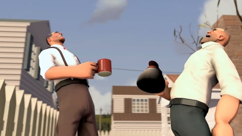 Создать мем: вумен момент мемы, вумен хахаха, team fortress 2