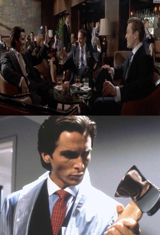 Create meme: American Psychopath 2000, Patrick Bateman American psycho, Patrick Bateman