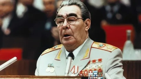 Create meme: Leonid Brezhnev, Brezhnev of the USSR, the era of Brezhnev