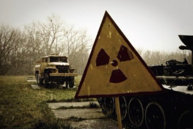 Create meme: exclusion zone of the Chernobyl nuclear power plant, the accident at the Chernobyl nuclear power plant , pripyat zone radiation sign