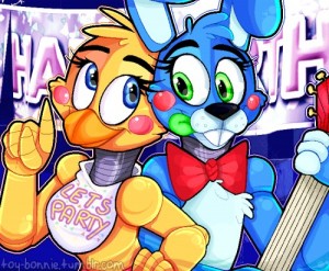 Создать мем: toy bonnie x toy chica, bonnie x toy chica, чика и бони любовь