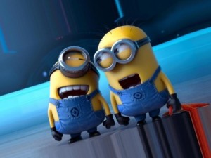 Create meme: minions banana meme, funny minions, despicable me 3 minions 2015