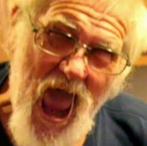 Create meme: grandfather, an old man, angry grandpa