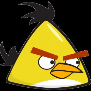 Create meme: angry birds yellow, angry birds