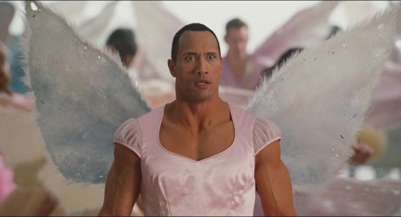 Create meme: Dwayne Johnson the Tooth Fairy, the tooth fairy , rock johnson the tooth fairy