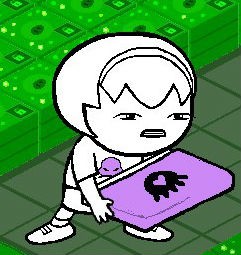 Создать мем: ms paint, homestuck, rose lalonde