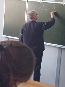 Create meme: student, lecture