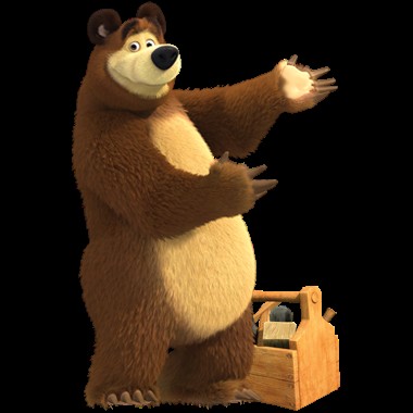 Create meme: the bear from the cartoon Masha and the bear, Misha Masha and the bear, masha the bear and the bear