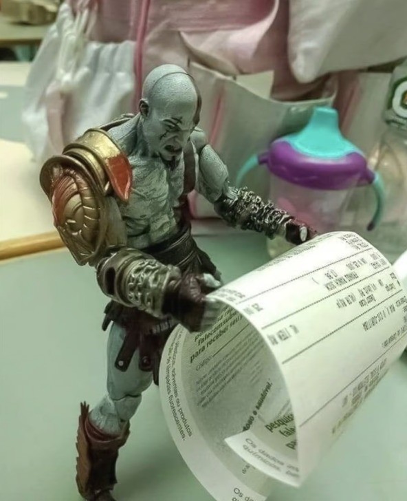 Create meme: figure, Kratos figurine neca, God of War figurine