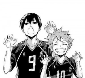 Create meme: manga haikyuu Kageyama has been, volleyball anime manga, volleyball anime