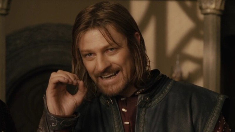 Create meme: Boromir meme , Boromir from the Lord of the Rings, Sean bean Boromir