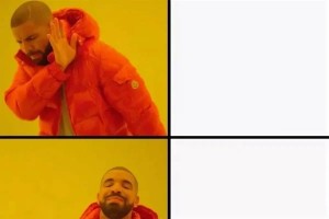 Create meme: drake memes, memes with Drake pattern, template meme with Drake