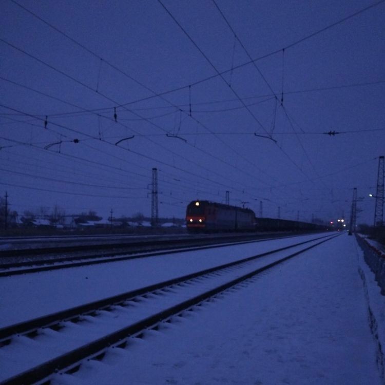 Create meme: darkness, road landscape, winter evening