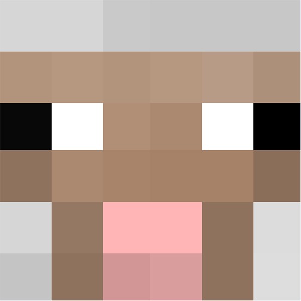 Create meme: the face of a sheep from minecraft, the face of a cow from minecraft, the face of a sheep in minecraft