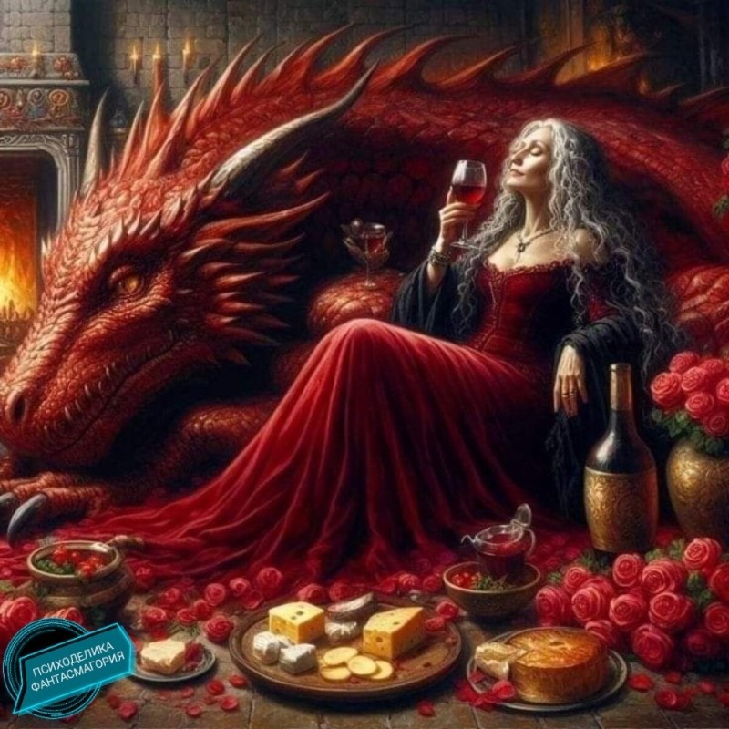 Create meme: Magali Villeneuve Targaryens, fantasy , dragon 