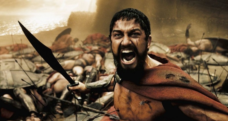 Create meme: Leonidas the 300 Spartans, Spartans 300, 300 spartans gerard butler