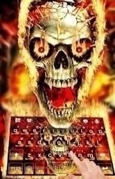 Create meme: skull, cool skulls, fire skull