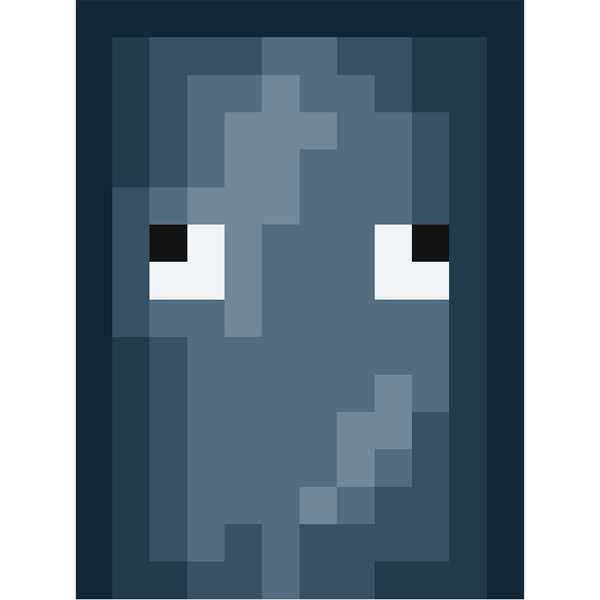 Create meme: blue octopus minecraft, minecraft , octopus in minecraft