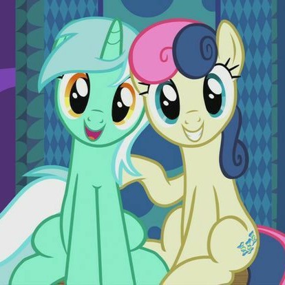 Create meme: pony , Lyra heartstrings pony, Pony Lyra and bonbon