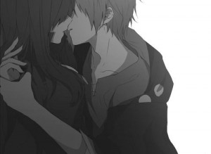 Создать мем: аниме, anime couple, anime love