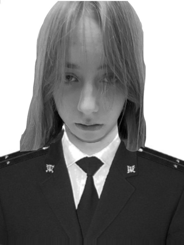 Create meme: police Lieutenant, girl investigator, Junior Lieutenant of Justice of the Ministry of Internal Affairs