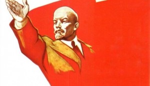 Create meme: forward comrades, our goal communism poster, the world of work in may Lenin