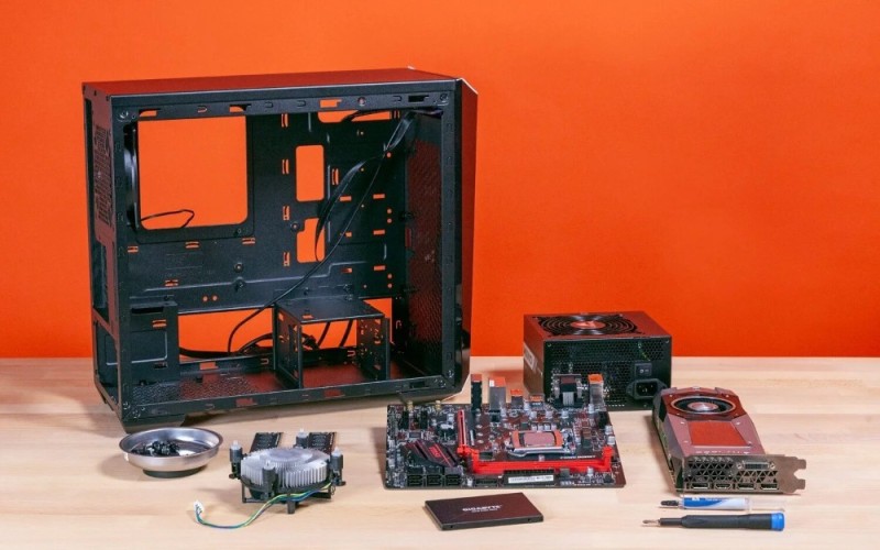 Create meme: PC computer, beautiful pc assembly, the assembled computer