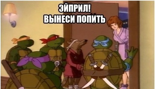 Create meme: memes of teenage mutant ninja turtles, turtle splinter, teenage mutant ninja turtles