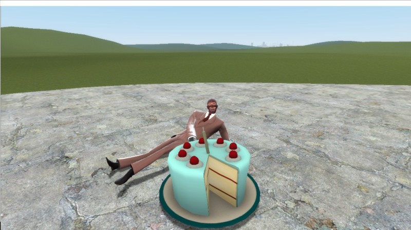 Create meme: tf2 cake, garry’s mod, screenshot 