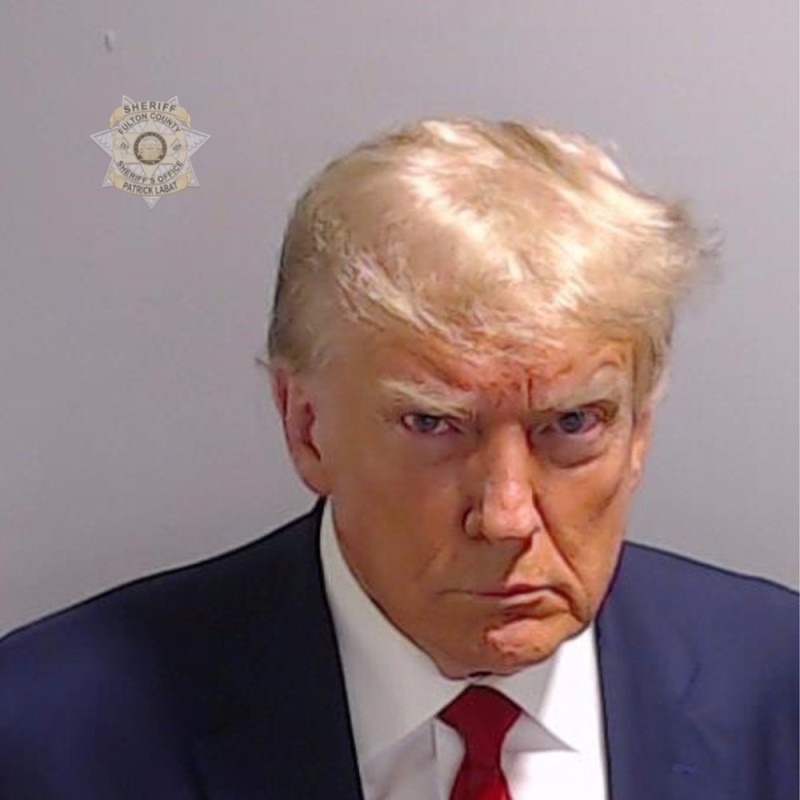 Create meme: Donald Trump's mugshot, mugshot Trump, trump trump