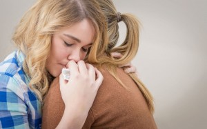 Create meme: mother consoling daughter, mom is sad pictures, mother and daughter sad