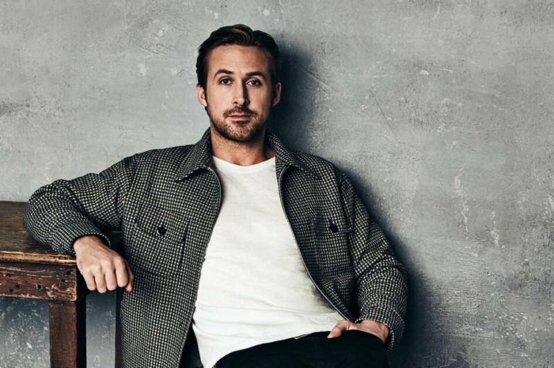 Create meme: peter romanov actor, Ryan Gosling on a white background, actor Ryan Gosling