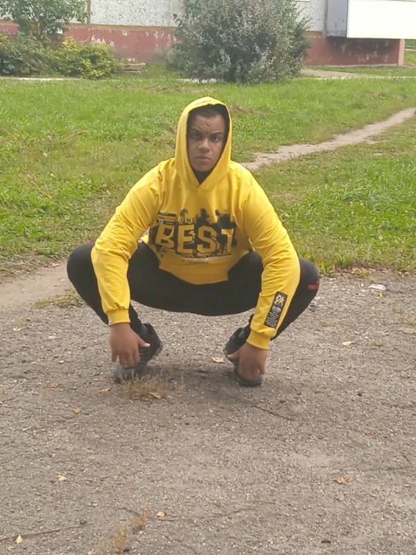 Create meme: Gopnik squatting, Oh man, boris slav