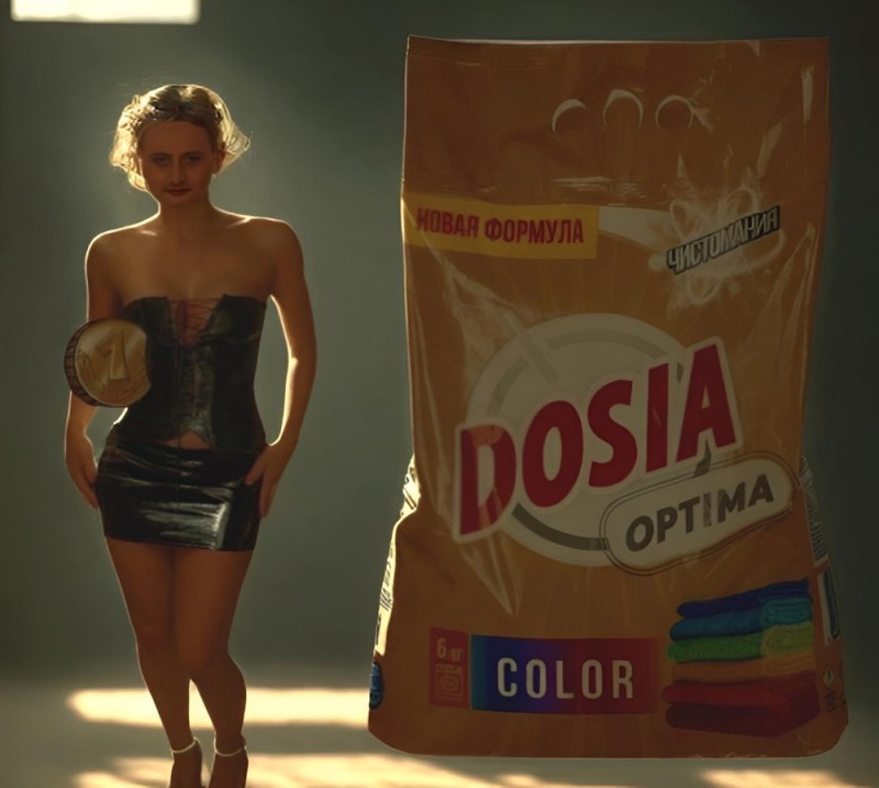 Create meme: washing powder dosia optima color, 1.2 kg, washing powder dosia optima 4kg color, dosya washing powder